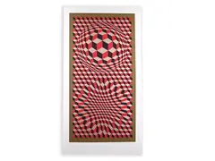 Viktor Vasarely, A Geometric Composition, 1975, Serigraphy, paper