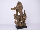 Stanislav Hanzík, A Sculpture, Second half of the 20th century, Patinated plaster