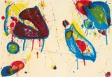 Sam Francis, Heart Stone, 1963, Farblithografie auf Velin