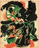 Karel Appel, Unteilbares Teil, 1959, Farblithografie auf BFK RIVES (Wasserzeichen)