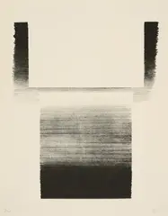 Rupprecht Geiger, Aus: Epitaph Karl Amadeus Hartmann, 1964/66, Lithografie auf Bütten