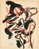 Karel Appel, Unteilbares Teil, 1959, Farblithografie auf BFK RIVES (Wasserzeichen)