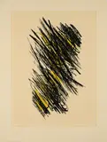 Hans Hartung, L 25, 1957, Farblithografie auf BFK RIVES (Wasserzeichen)