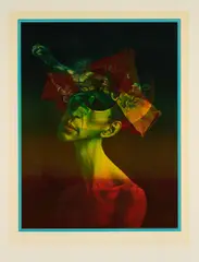 Rudolf Hausner, Geburt des Mythos, 1980, Farbserigrafie auf leichtem Karton