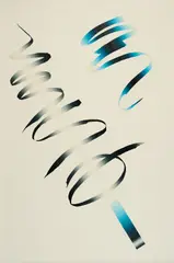 Tamás Hencze, "Kék jel" (Blaues Zeichen), 1986, Öl auf Leinwand
