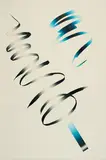 Tamás Hencze, "Kék jel" (Blaues Zeichen), 1986, Öl auf Leinwand