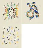 Arman, Aus: Fiddlemania, 1987, Jeweils: Farbserigrafie auf Bütten