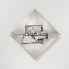 Helmut Lander, Relief 17/72, 1972, Aluminium