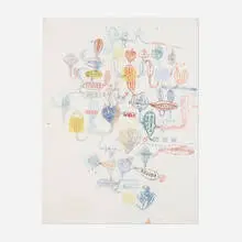 Graham Gillmore, Untitled, 1996, mixed media on paper