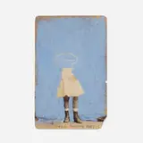 Llyn Foulkes, Portrait of Jenny, 2007, acrylic on albumen cabinet card