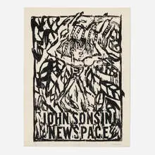 John Sonsini, Newspace, 1983, woodblock print