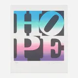 Robert Indiana, Spring (from the 4 Seasons of Hope Silver), 2012, screenprint in colors