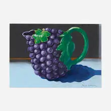Paul Wonner, Untitled (Grapes), acrylic on paper