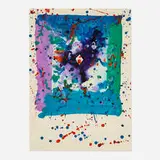 Untitled (SF78-1208) by Sam Francis, c. 1978, acrylic on paper, sold Jun 2022
