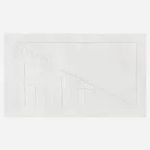 Ed Ruscha, Ghost Station, 2011, Mixografía on hand made paper