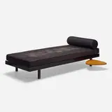 Jean Prouvé, Antony daybed, 1954, upholstery, oak, enameled steel