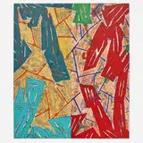 Charles Arnoldi, Untitled (Santa Barbara), 1988, monotype in colors on two sheets of paper