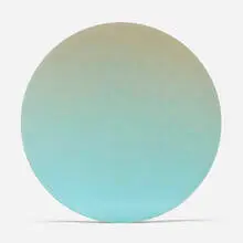 DeWain Valentine, Blue Circle, 1970, cast polyester resin