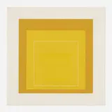 Josef Albers, White Line Square X (from White Line Squares (Series II)), 1966, lithograph in three colors on Arches Cover
