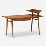 Bertha Schaefer, Desk, c. 1955, walnut