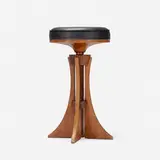 Grete Jalk, Stool, 1961, rosewood, leather