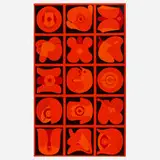 Kawashima Takeshi, N.Y. 8, 1965, acrylic on canvas