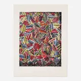 Jasper Johns, Cicada, 1981, lithograph in four colors on Arches 88