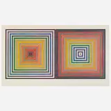 Frank Stella, Double Gray Scramble, 1973, screenprint in colors on Arches 88 mould-made