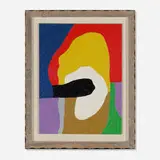 Frederick Hammersley, And so on, 1984, oil on masonite in artist's frame