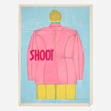 Richard Lindner, Shoot, 1971, screenprint in colors