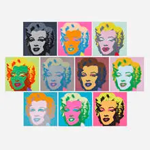 Sunday B. Morning, Marilyn, 1972, screenprint in colors