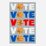 Jonas Wood, VOTE, 2018, screenprint in colors on Coventry rag