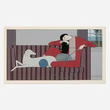 Interlude by Will Barnet, 1982, screenprint in colors, sold Nov 2024