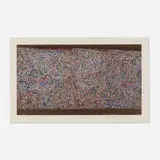 Mark Tobey, The Woven World, 1977, lithograph in colors on Arches
