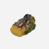 Amalric Walter, Staghorn Beetle paperweight, c. 1920, pâte de verre