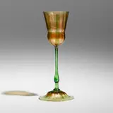 Tiffany Studios, Floriform vase, c. 1898-1900, hand-blown Favrile glass