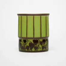 Hans Bolek for Loetz, Vase, c. 1915, acid-etched cameo glass