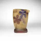 Émile Gallé, Early cabinet vase with clematis