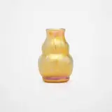 Tiffany Studios, Miniature vase, c. 1903-04, hand-blown Favrile glass