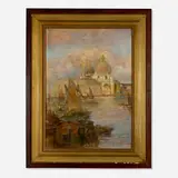 Louis Comfort Tiffany, Untitled (Harbor Scene)