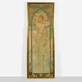 Alphonse Mucha, Eclat du jour (from The Times of the Day series), 1899, lithograph in colors