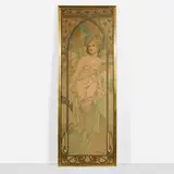 Alphonse Mucha, Eveil du matin (from The Times of the Day series), 1899, lithograph in colors