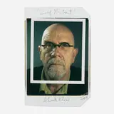 Chuck Close, Self-Portrait Chuck Close, 2009, Polaroid mounted to foamcore with graphite, ink and tape