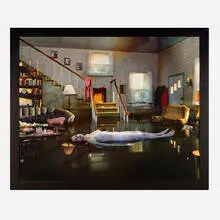 Gregory Crewdson, Untitled (Ophelia), 2001, laser direct C-print mounted to aluminum in artist's frame