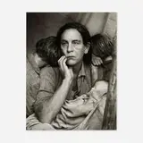 Sandro Miller, Dorothea Lange / Migrant Mother, Nipomo, California (1936) (from the Malkovich, Malkovich, Malkovich: Homage to Photographic Masters series), 2014, archival pigment print