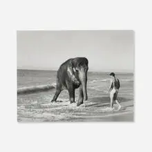 Laguna by Bruce Weber, 1998, gelatin silver print, sold Oct 2024