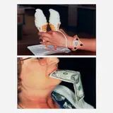 Martin Parr, Two works from the Common Sense series, 1995-99, C-print mounted to aluminum