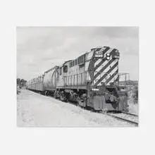James Welling, CP Local Freight Buckingham Quebec, 1990, gelatin silver print