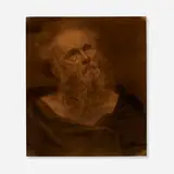 Elizabeth Nourse, Saint Paul (after Rembrandt), graphite and charcoal on paper