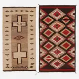 Emmi Whitehorse, Double Saddle blanket and Red Mesa rug